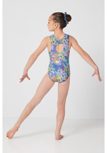 Mondor Printed Tank Gymnastics Leotard 7830