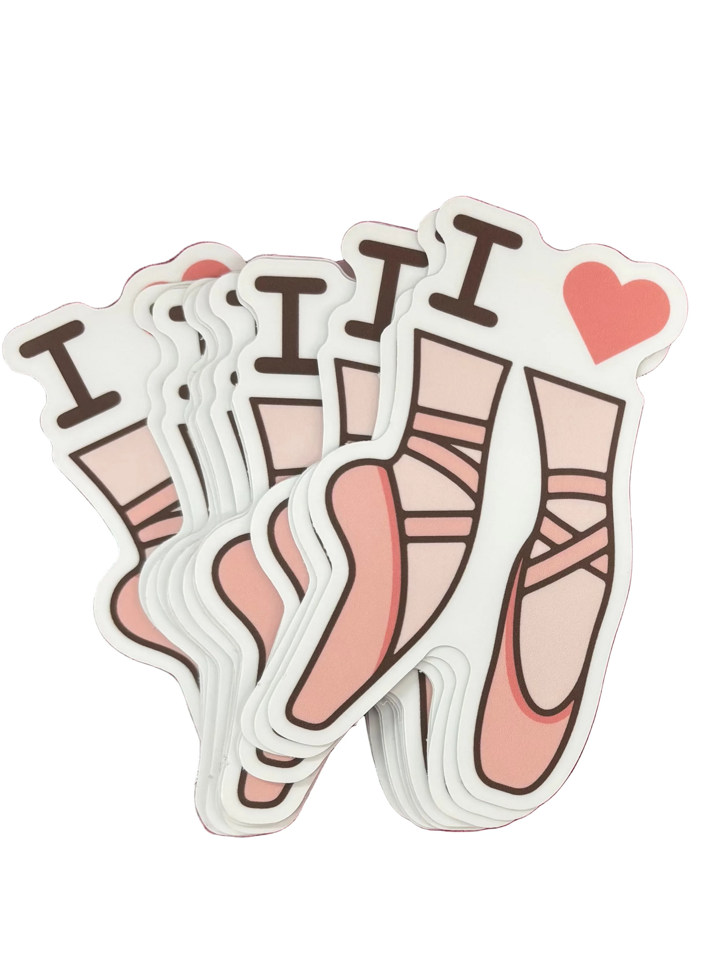I Love Ballet Sticker