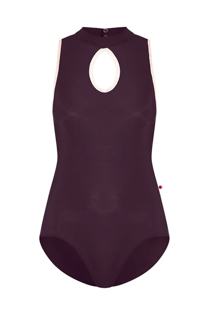 Yumiko Elise Leotard in Eggplant July-25-07