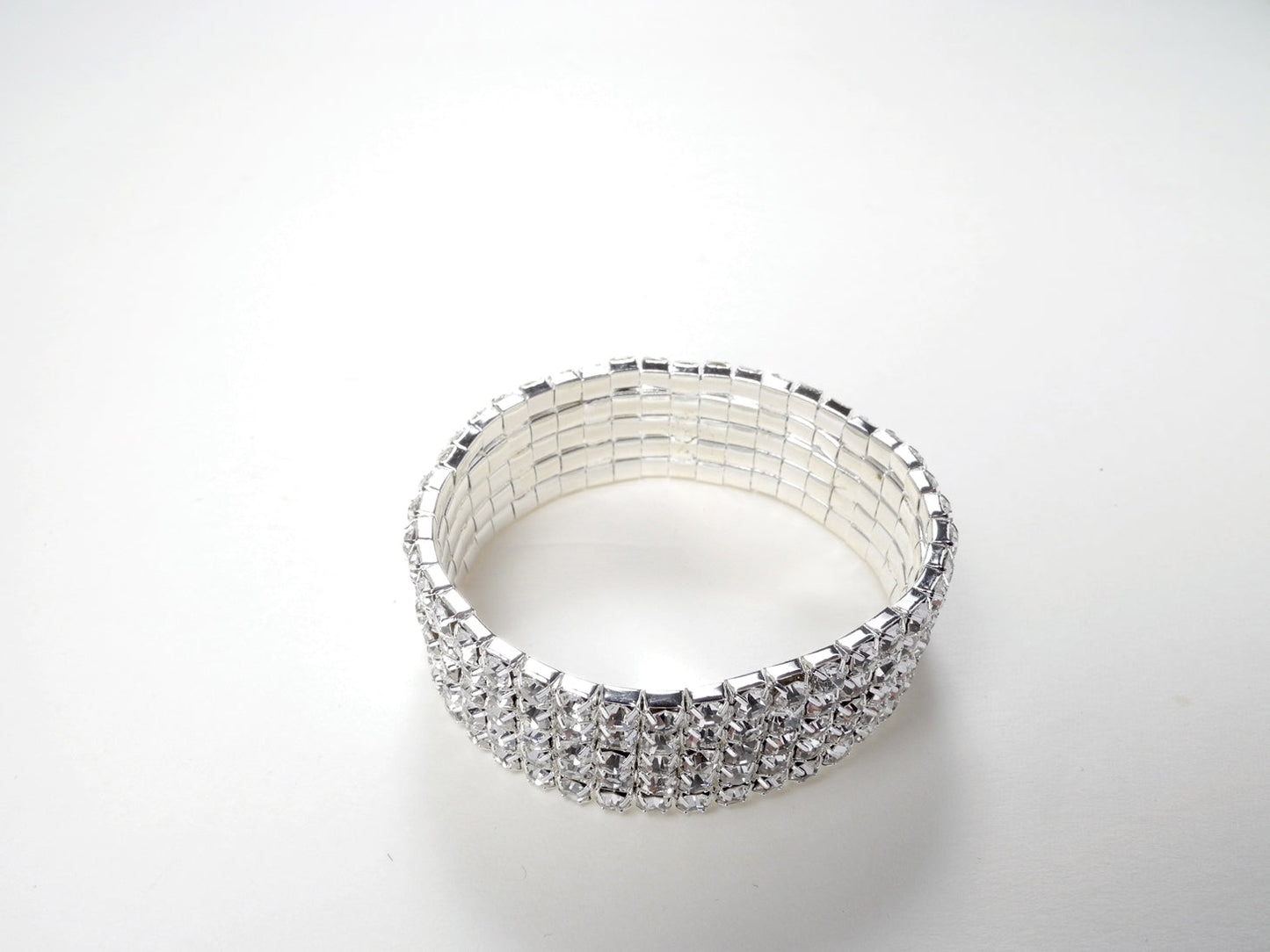 FH2 5 Row Crystal Stretch Bracelet BR0050