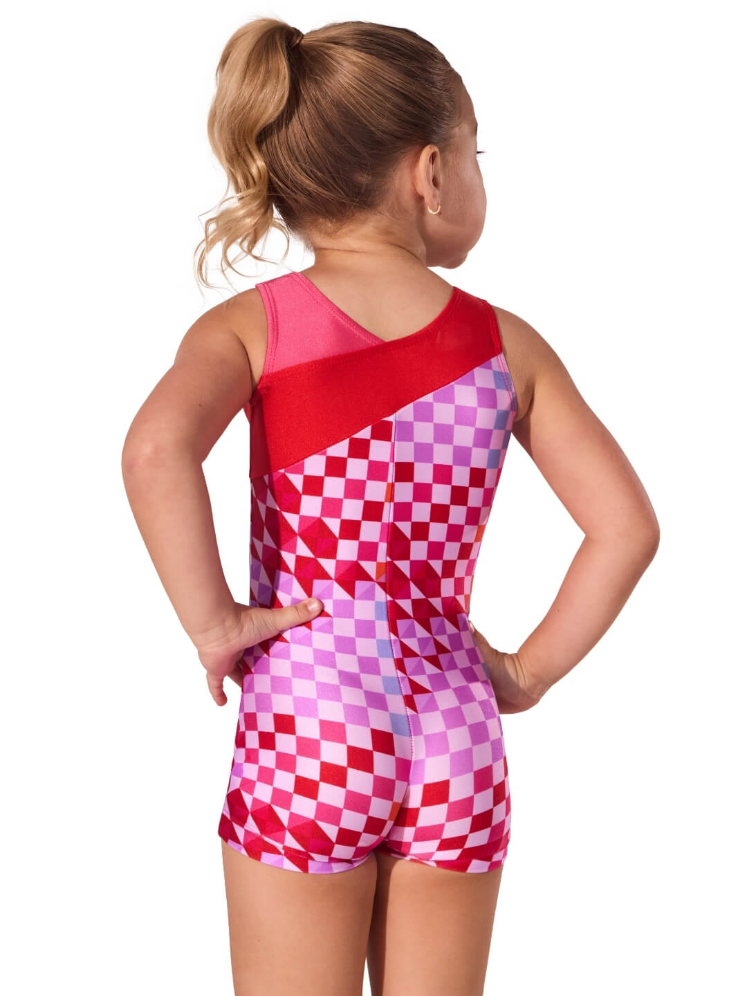 Capezio Checked Checkmate Biketard F12657C