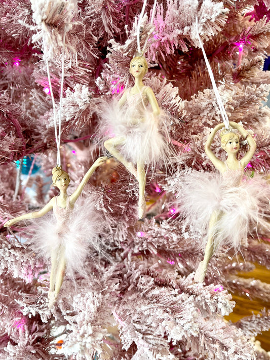 Christmas Tradition 5" Pink Ballerina Ornament W1632