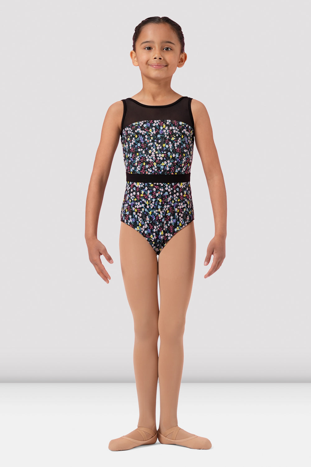 Ditsy Scoop Back Tank Leotard