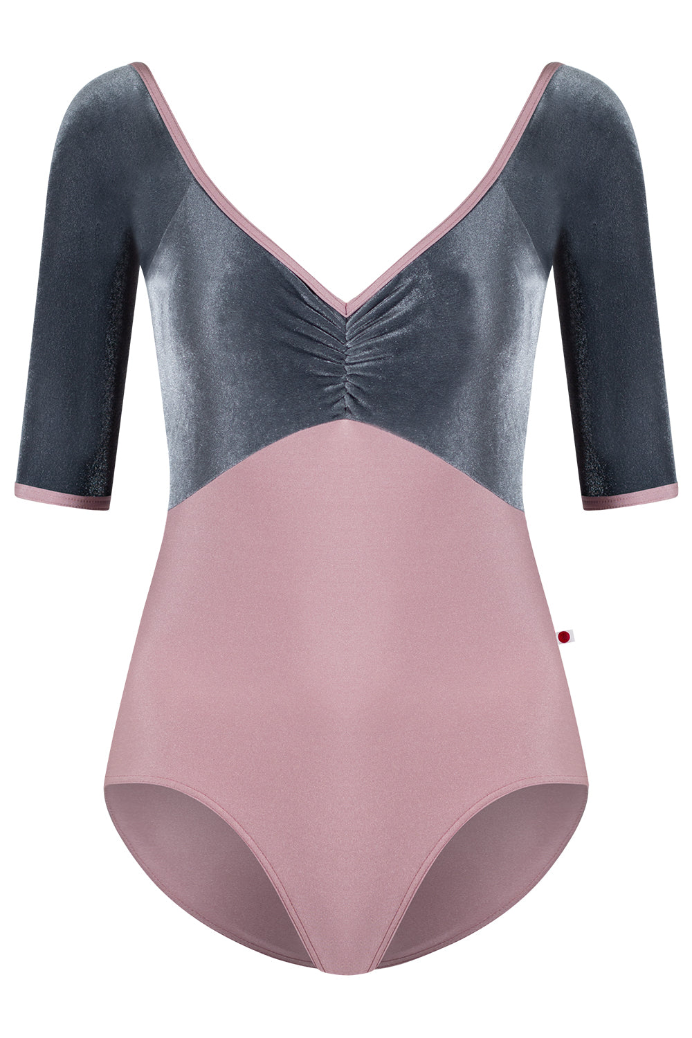 Yumiko Elli Half Sleeve Leotard in Magic and Steel 036