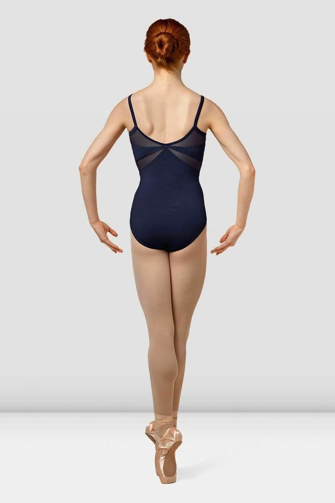 Scoop Neck Camisole with Back Mesh Cutouts