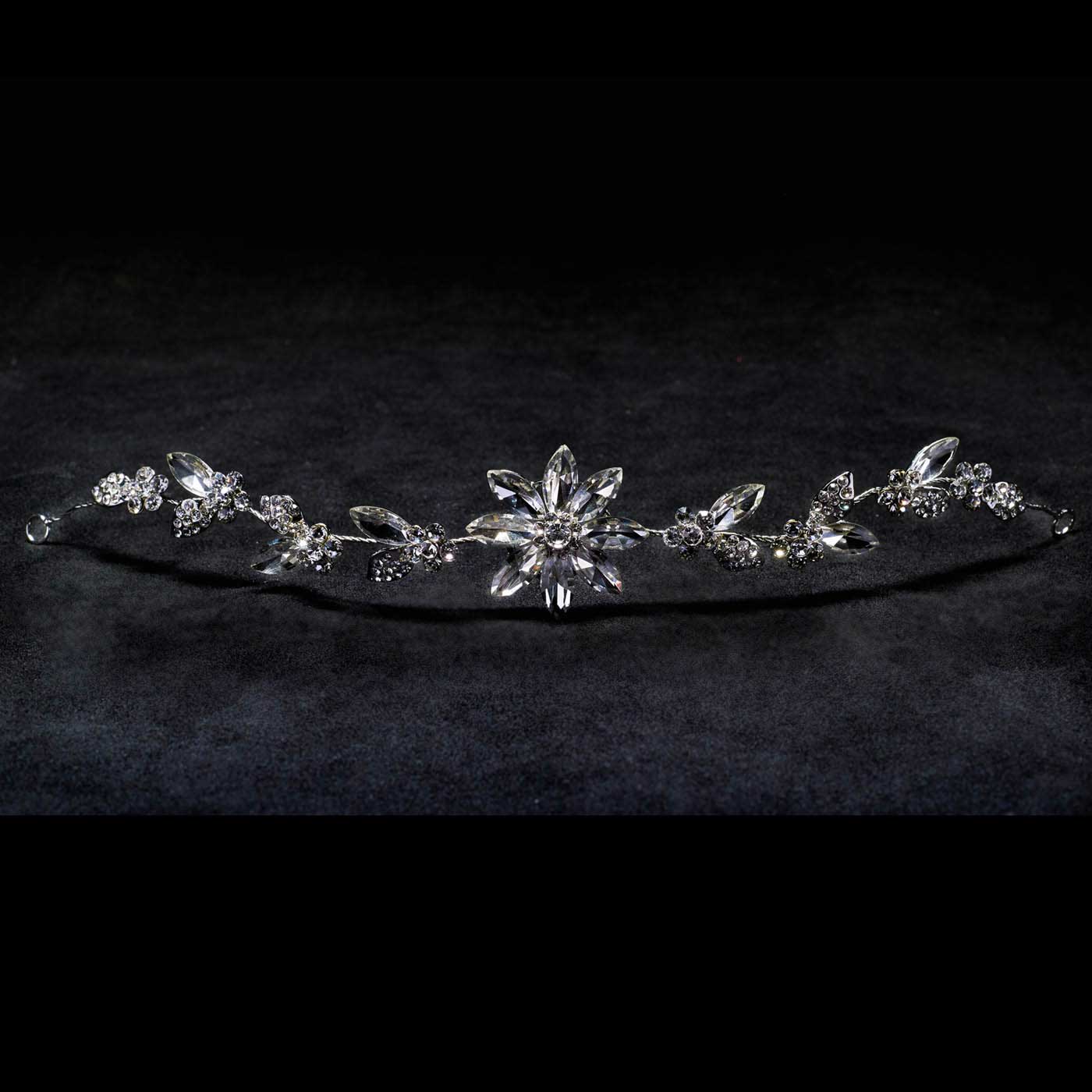 Rhinestone Sunflower Bun Wrap - 27cm