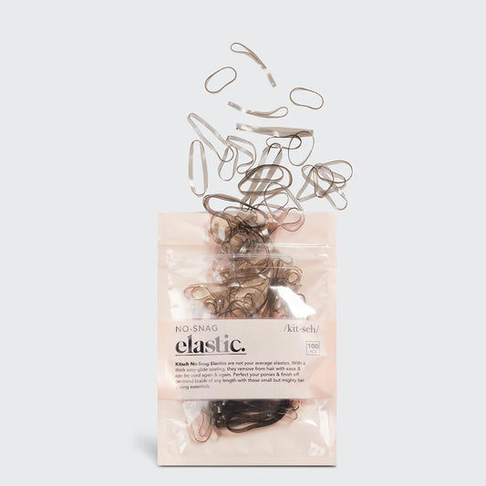 Kitsch No-Snag Elastics Brown 1344