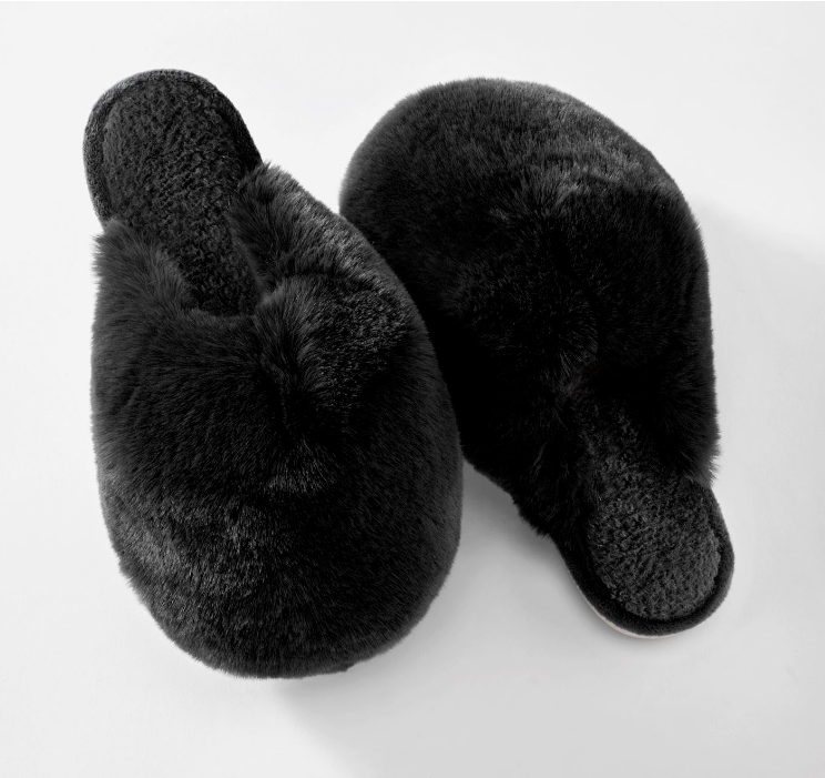 GC Faux Fur Bubble Slippers