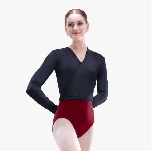 So Danca Mock Wrap Sweater SL207/SL191