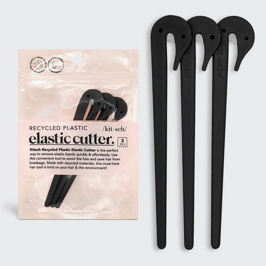 Kitsch Eco-Friendly Elastic Cutters in Black 8169