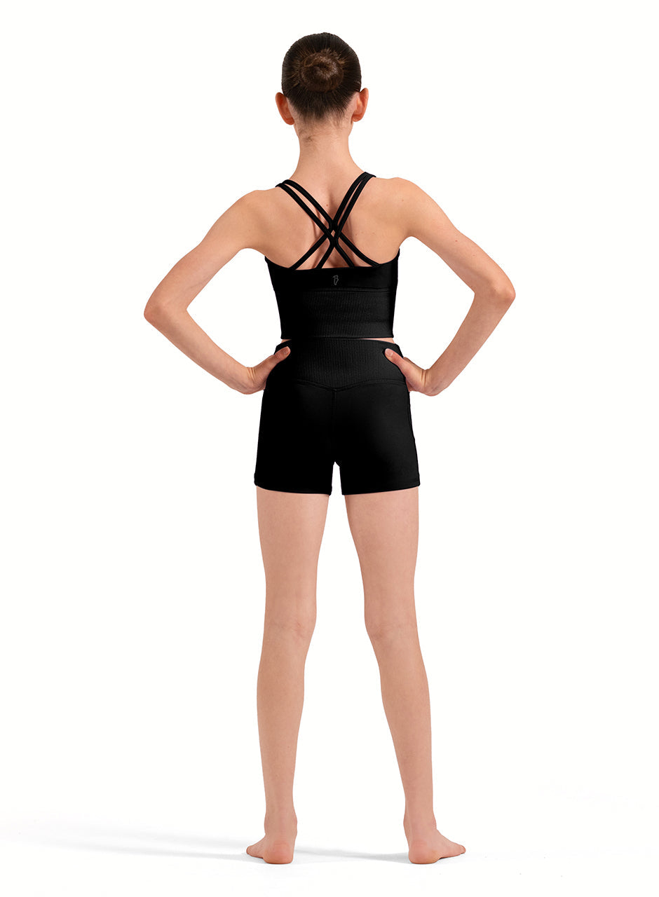 Bloch Opulence Kids Back Strap Crop Top CZ30036