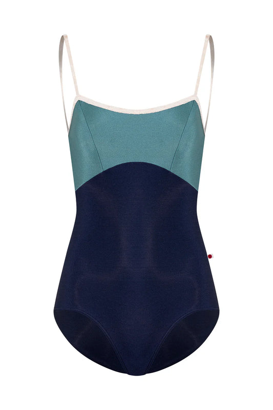 Yumiko Denise Leotard in Dark Blue and Frost