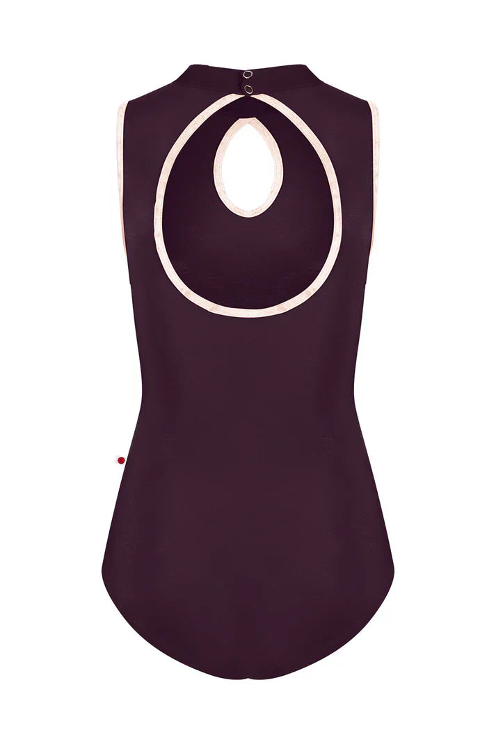 Yumiko Elise Leotard in Eggplant July-25-07