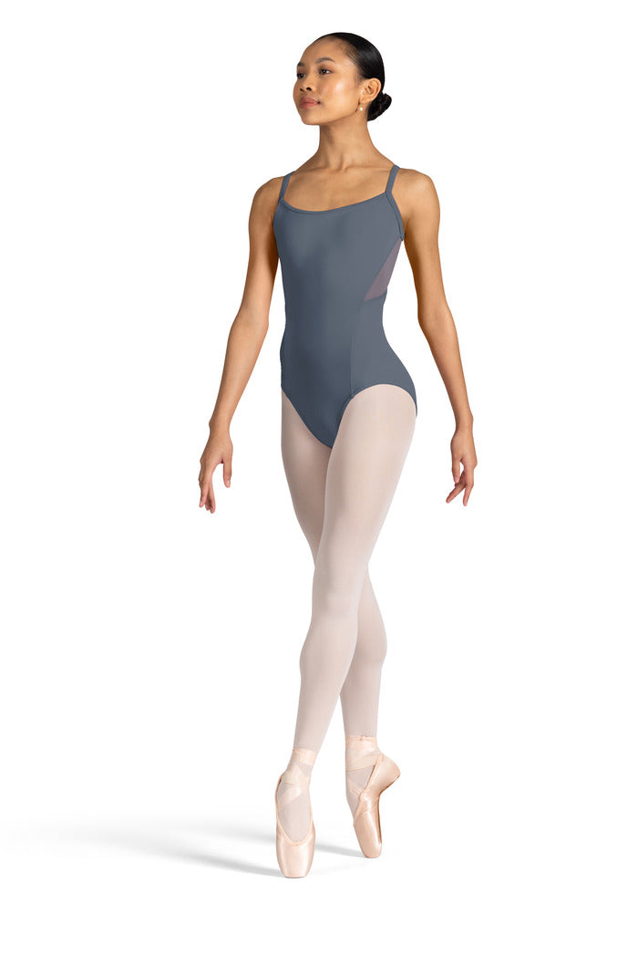 Bloch Zinnia Scoop Neckline Open Mesh Back Camisole Leotard L3307B