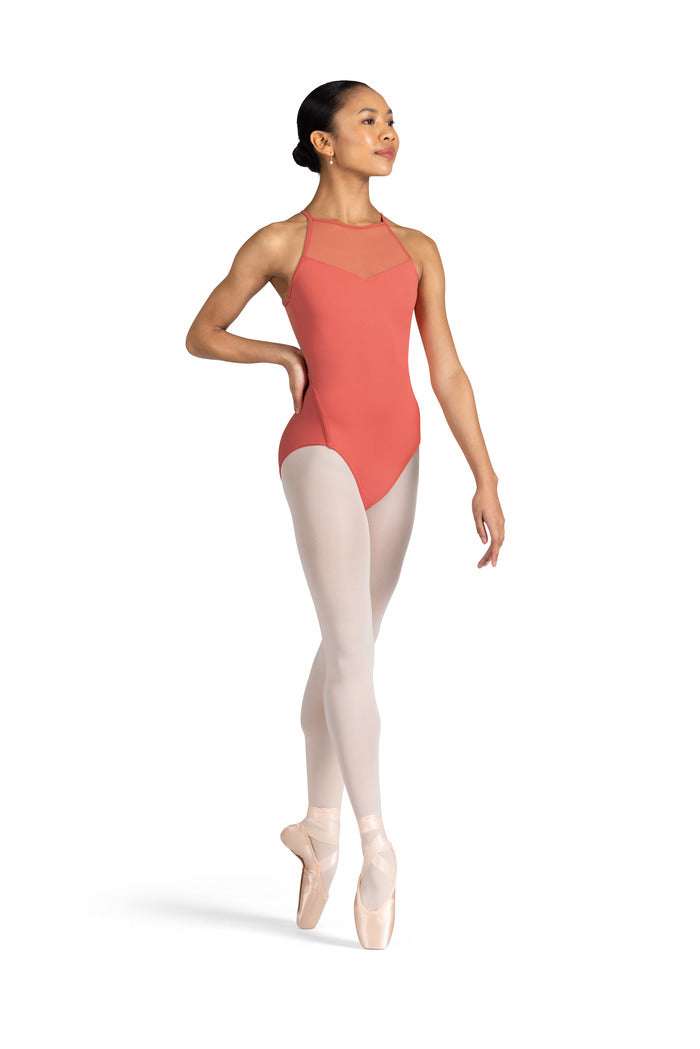 Bloch Cassia High Neckline Open Back Detail Leotard L3317 and L3317B