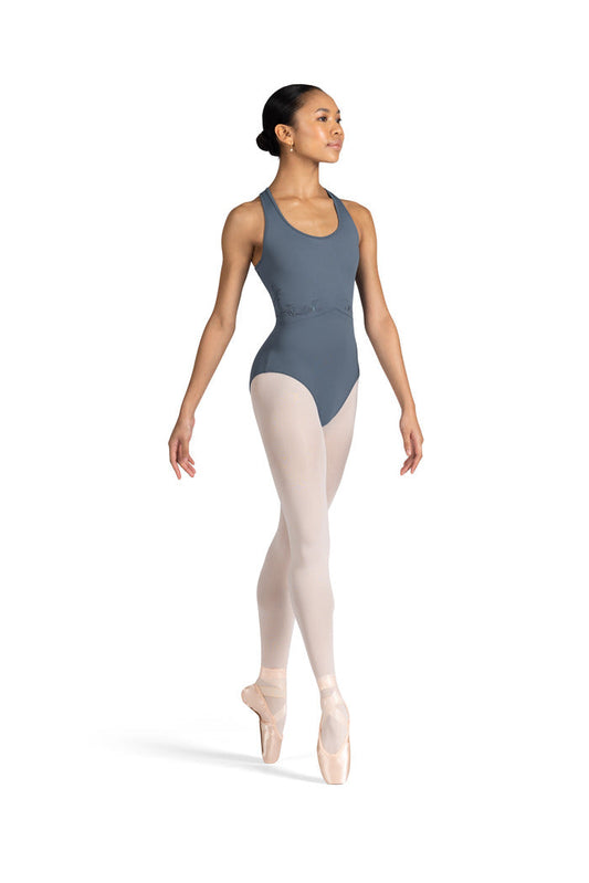 Bloch Fleur Scoop Neckline Strap Detail Tank Leotard L3345