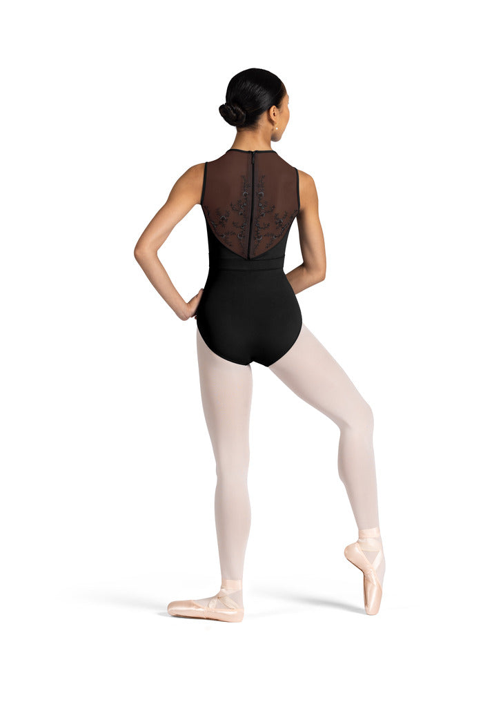 Bloch Alyssa High Neckline Zipper Back Tank Leotard L3375