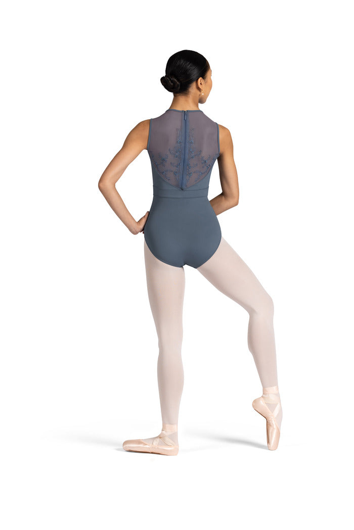 Bloch Alyssa High Neckline Zipper Back Tank Leotard L3375