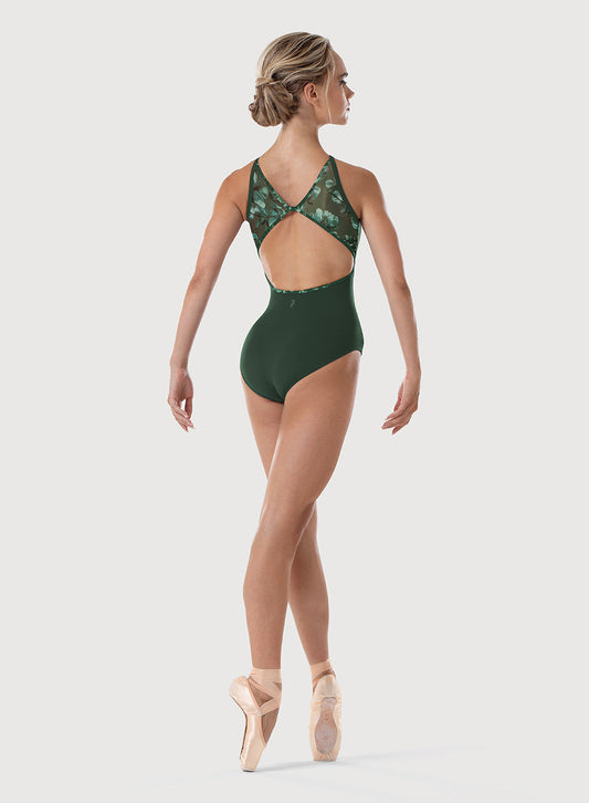 Bloch Aurora Rai High Neck Leotard with Print L4167