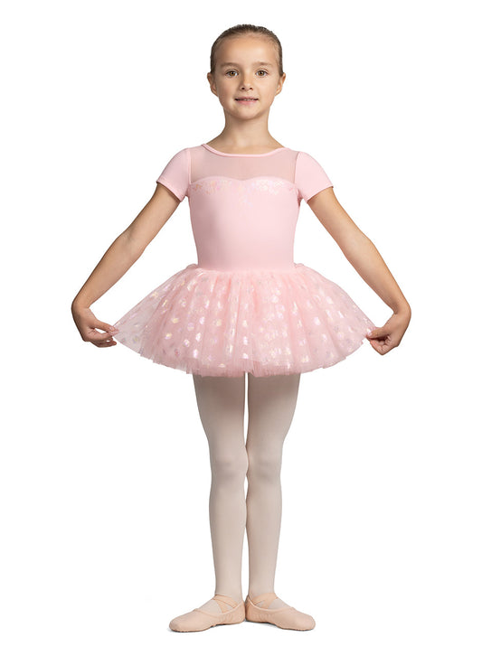 Mirella Glow Girl Cap Sleeve Tutu Dress M1561C