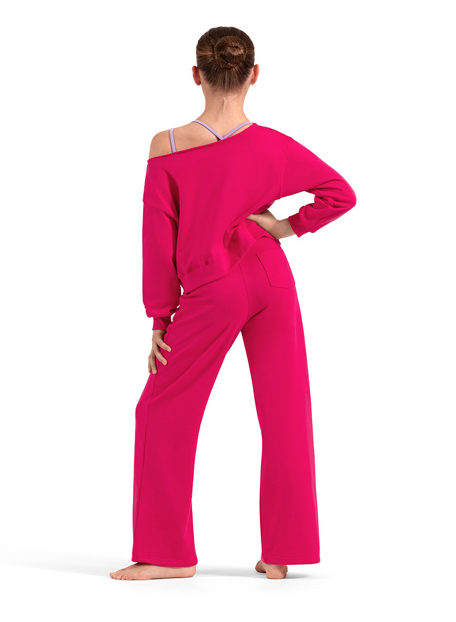 Mirella Adagio Kids Off the Shoulder Sweatshirt M30022C