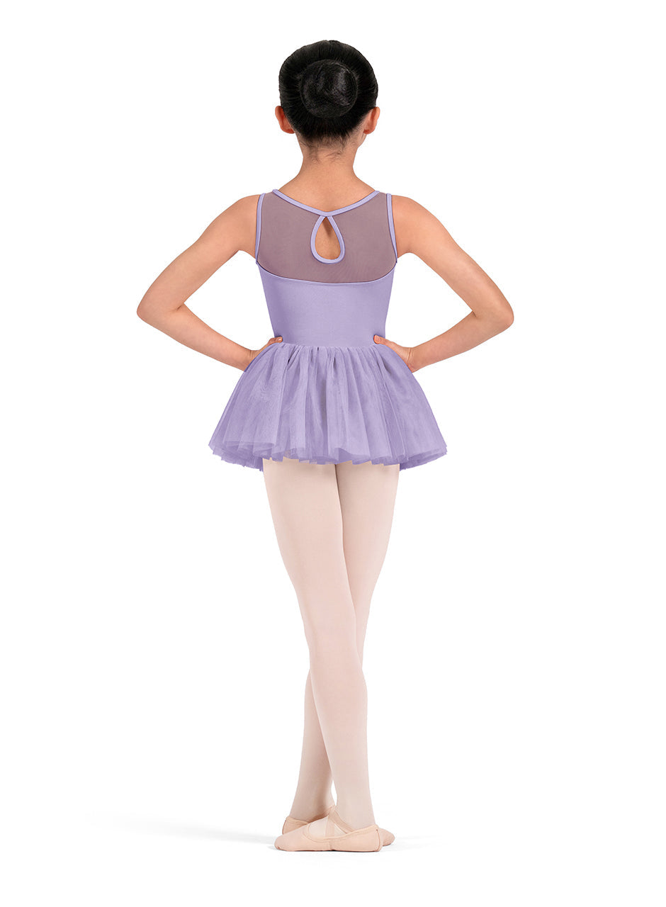 Mirella Adagio Kids Floral Keyhole Back Tutu Dress M50011C