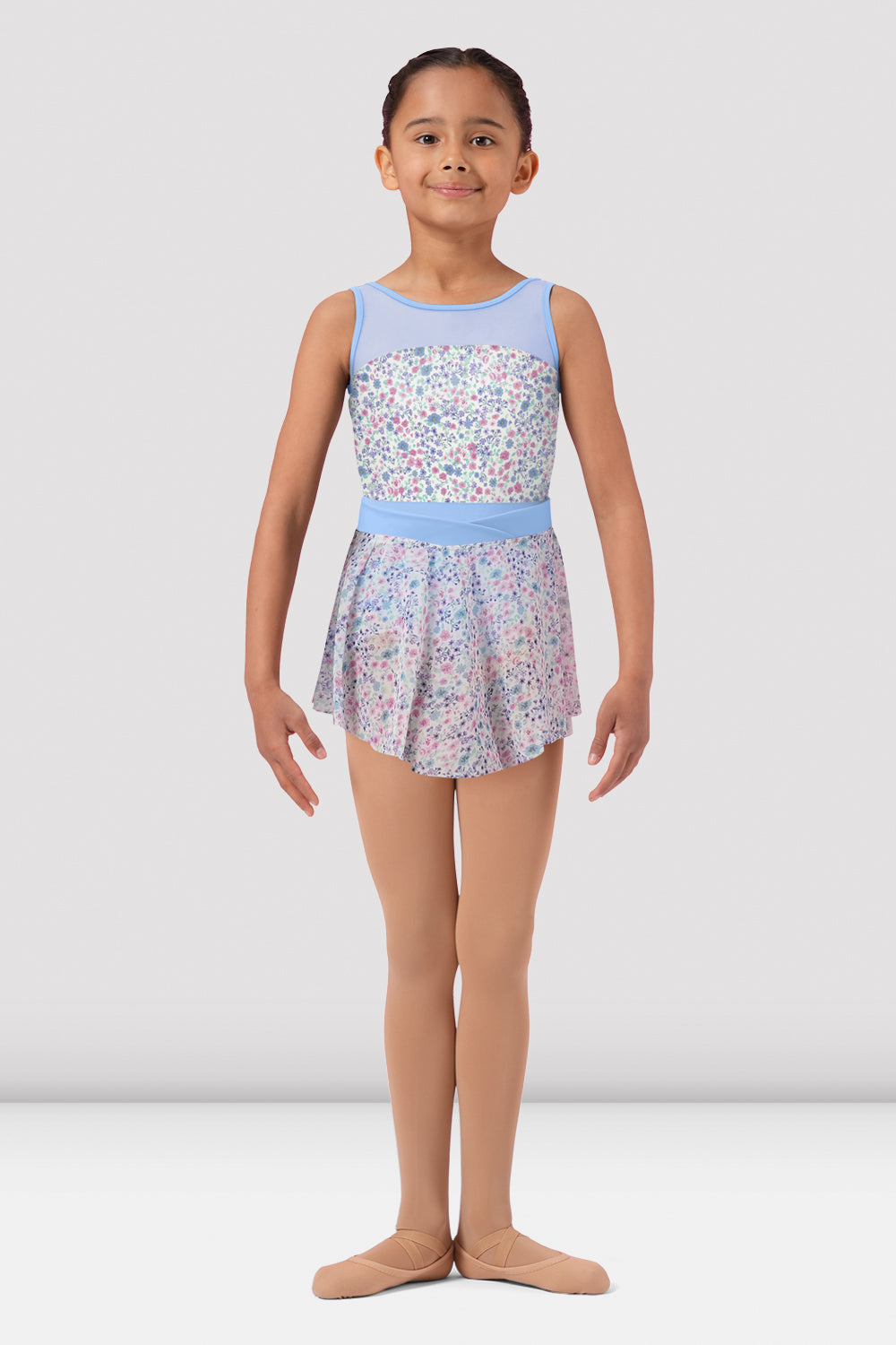 Ditsy Mesh Pull On Skirt