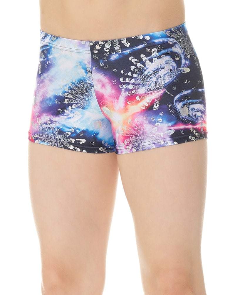 Printed Metallic Shorts