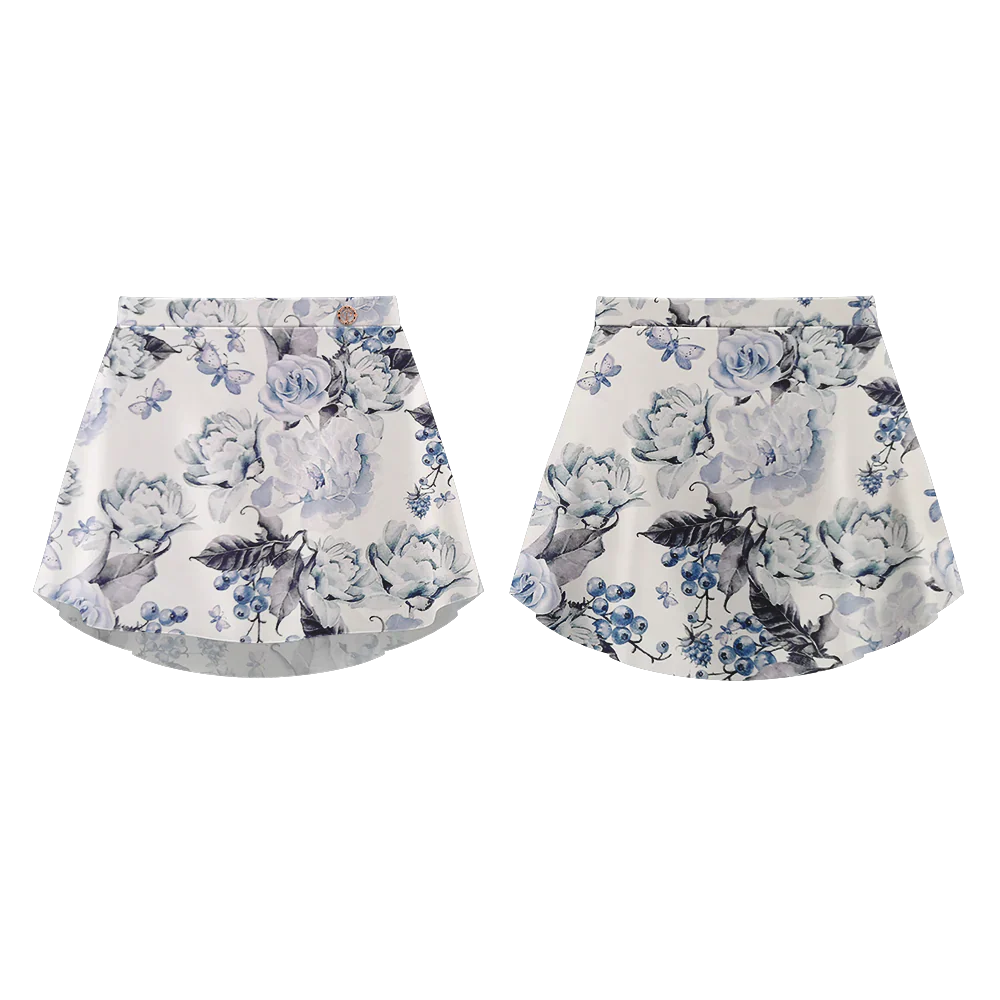 Danse De Paris Patterned Skirt S0001L
