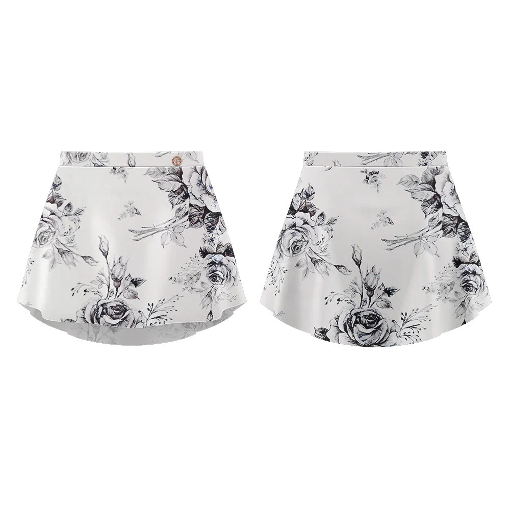 Danse De Paris Patterned Skirt S0001L
