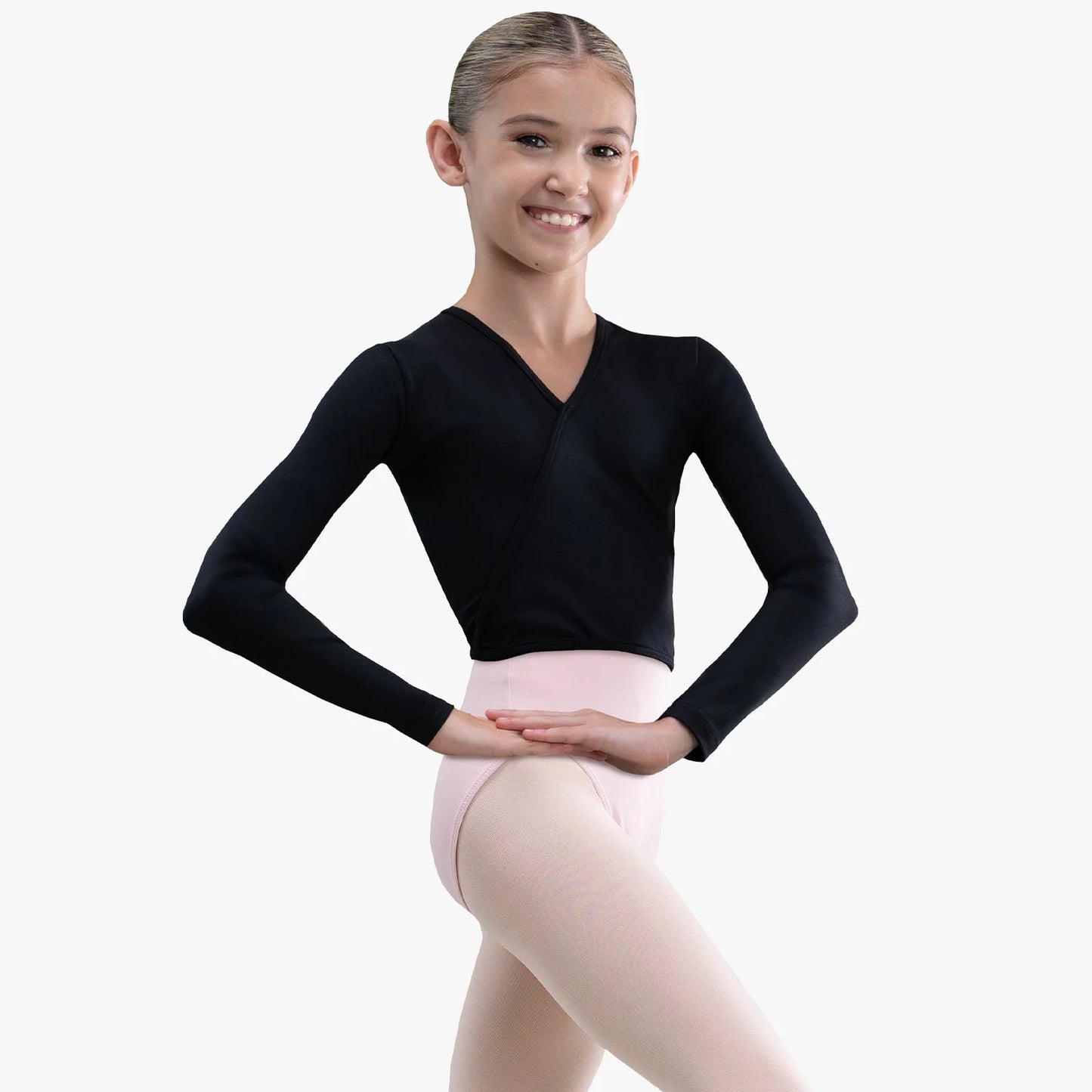 So Danca Mock Wrap Sweater SL207/SL191