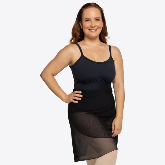 So Danca Curvy Crepe Wrap Skirt with Ties SL234