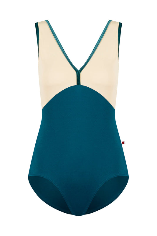 Yumiko Alicia Tank Leotard in Zenith and Vanilla SS24-04