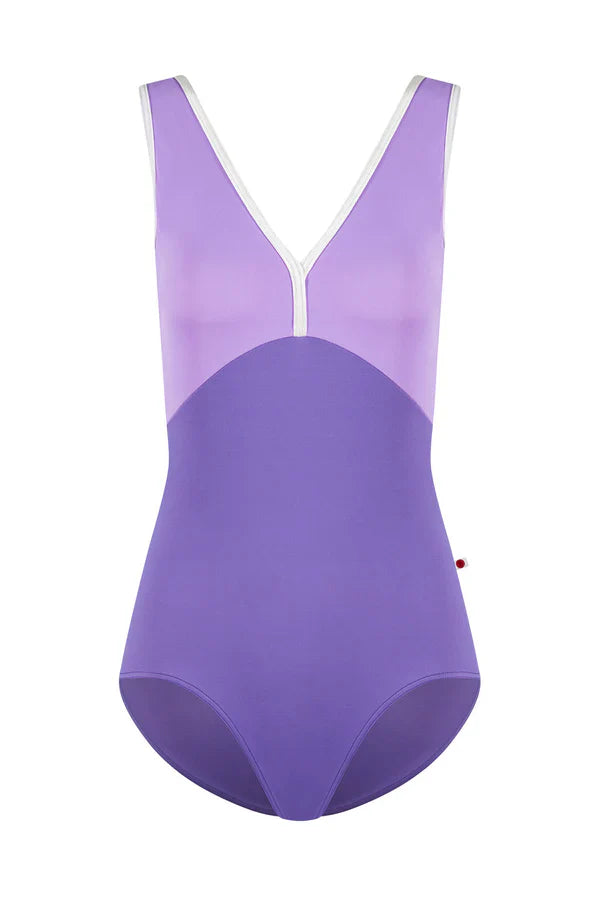 Yumiko Alicia Tank Leotard in Iris and Wisteria