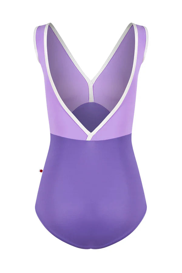 Yumiko Alicia Tank Leotard in Iris and Wisteria