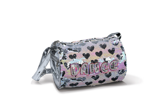 Danshuz Hearts Pearlescent Duffle B23517