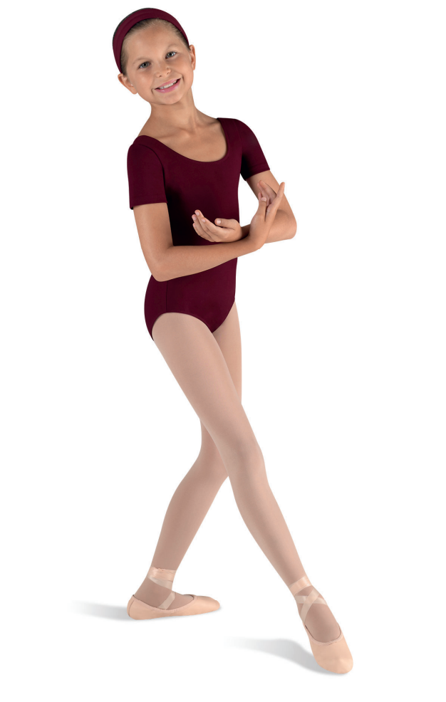 Bloch Mid-Sleeve Leotard with Belt CL5402