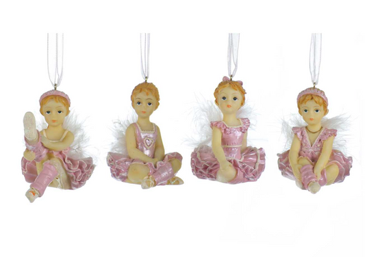 Christmas Tradition 2.5" Pink Ballerina Ornament W021