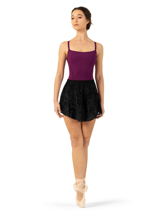 Bloch Sahara Flocked Mesh Print on Skirt R1281