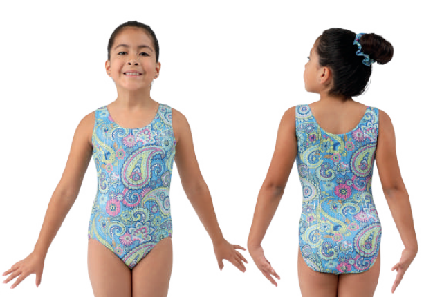 Mondor Printed Tank Gymnastics Leotard 37822