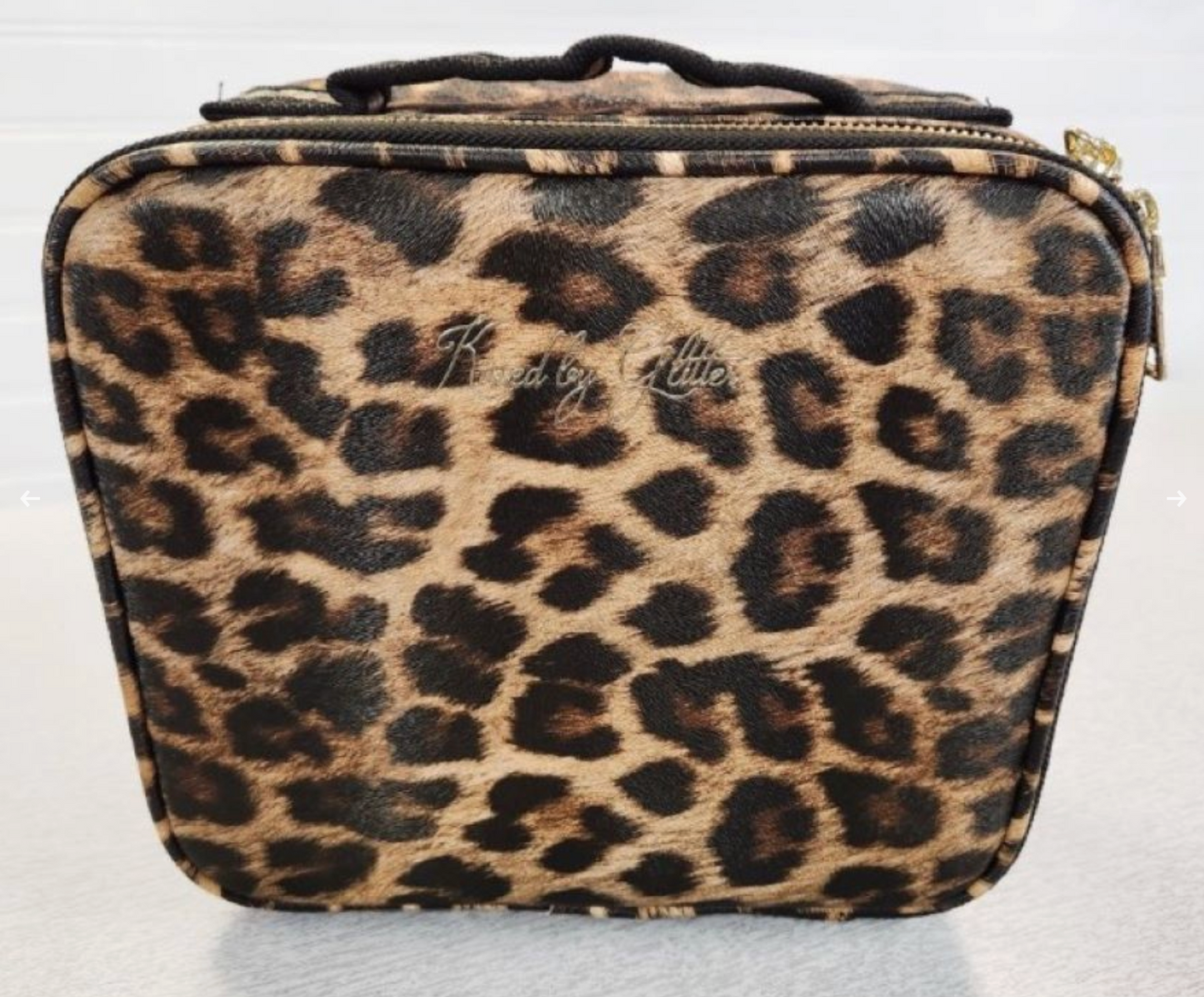 Cheetah Cosmetic Case with LED Lighting