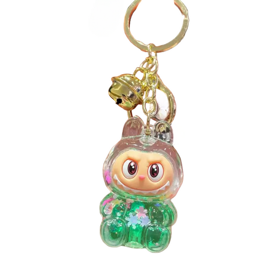 LT Shiny Quicksand Cute Monster Keychain