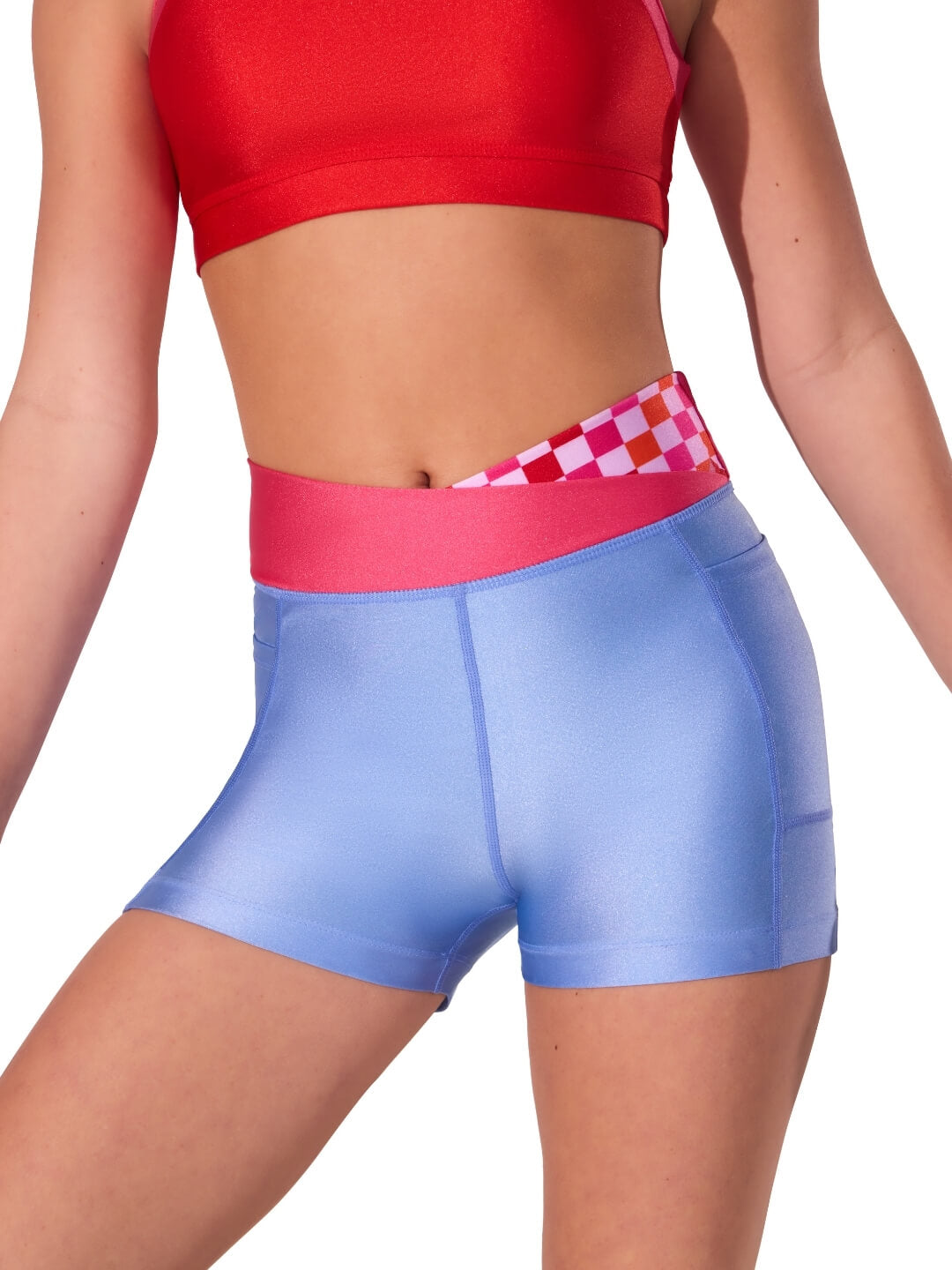 Capezio Checked Fun Check Bike Short F12655C