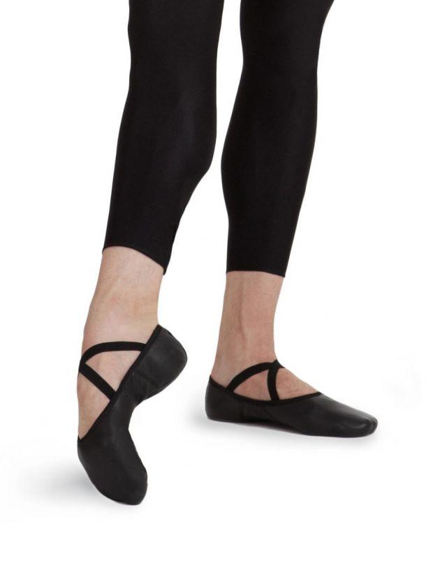 Mens Leather Ballet Slipper