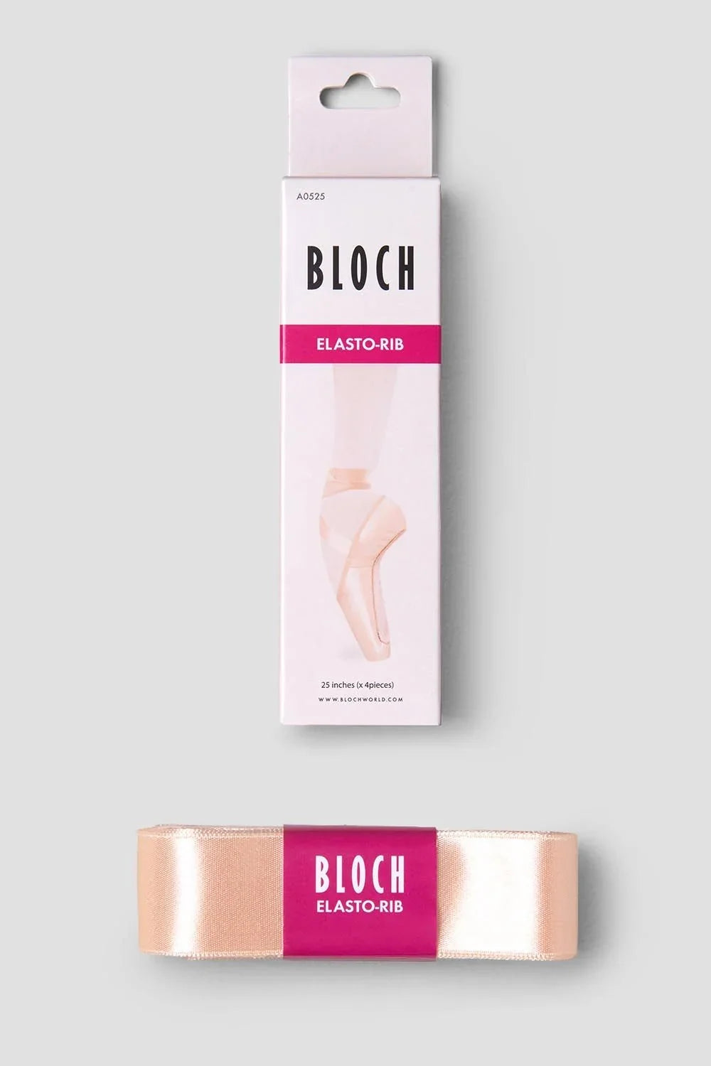 Bloch Elastorib Pointe Shoe Ribbon A0525