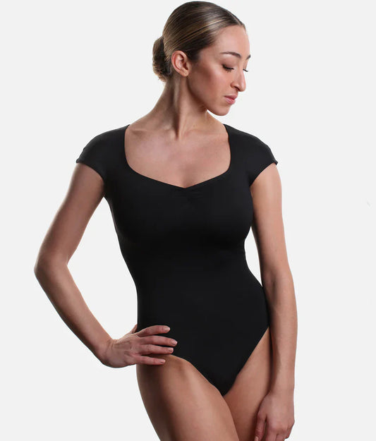 So Danca Low Back Cap Sleeve Leotard SL209