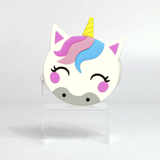 NBG White Unicorn Coin Silicone Purse HHW06926