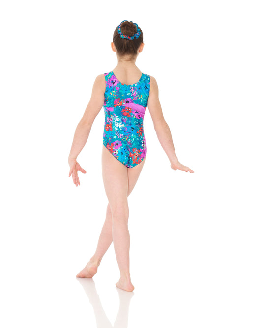 Mondor Printed Tank Gymnastics Leotard 7881