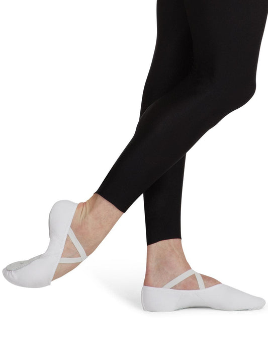 Capezio Mens White Ballet Slipper