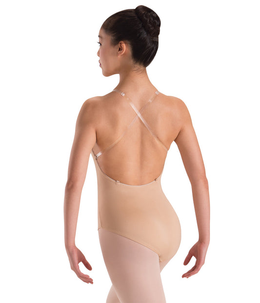 Convertible Strap Camisole Nude Leotard